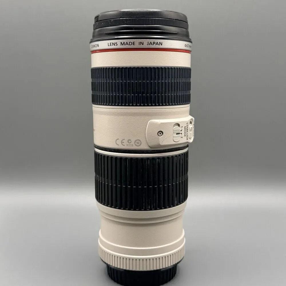 Canon EF 70-200mm f/2.8L IS USM Telephoto Zoom Lens Hood Filter Tested Haze